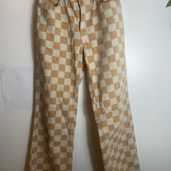 THE RAGGED PRIEST CHECKERBOARD DAD JEAN - Picture 4 of 7